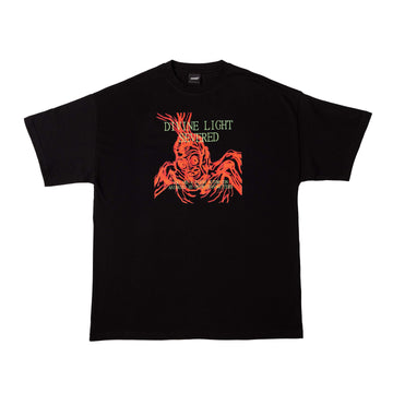 Black oversize t-shirt with Cruelty Squad print